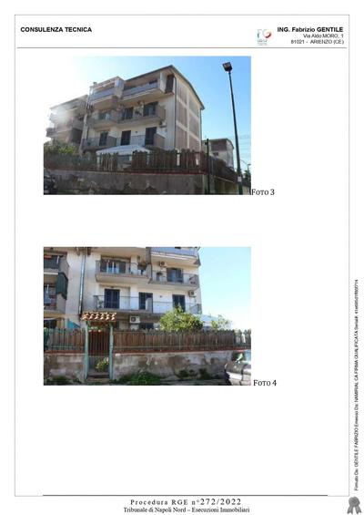 Il cespite in vendita è costituito dalla piena ed intera proprietà di un appartamento sito in Villaricca (NA) alla Via Bologna n. 57/A, scala F, interno 2, posto al piano terra di un fabbricato per civili abitazioni.