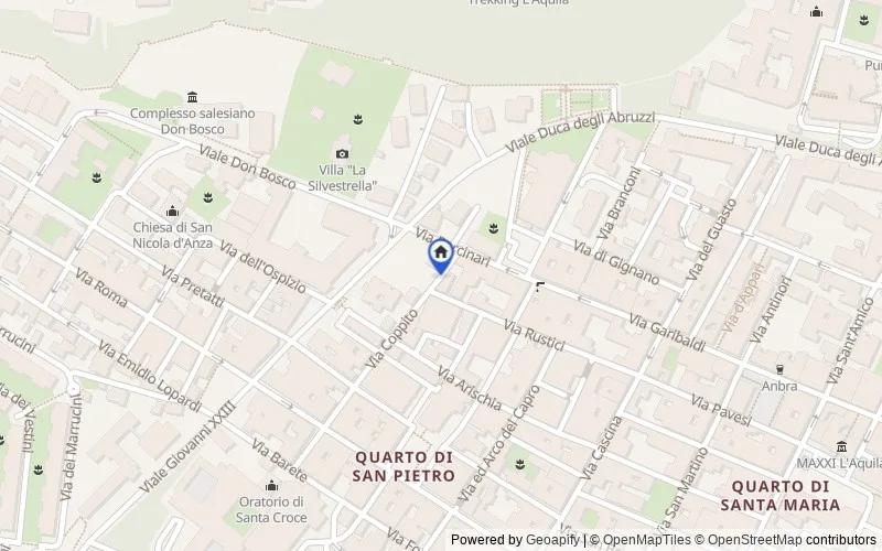 Map of the area: Via Coppito, 41, 67100 L'Aquila AQ, Italia, L'Aquila, L'Aquila