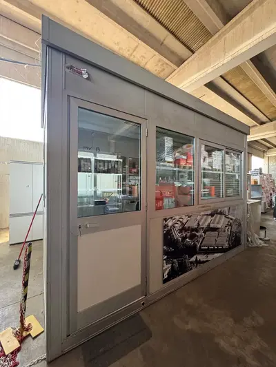 INV.19 – BOX UFFICIO MARCA TECNOBOX A SINGOLO INGRESSO DI DIMENSIONI ALTEZZA...