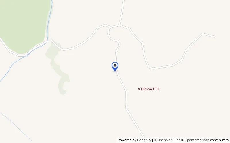 Mapa de la zona: Contrada Verratti, 66043 Verratti CH, Italia, 66043, Casoli, Chieti