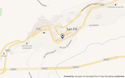 Mappa della zona: Via XX Settembre, 120, 87037, San Fili, Cosenza