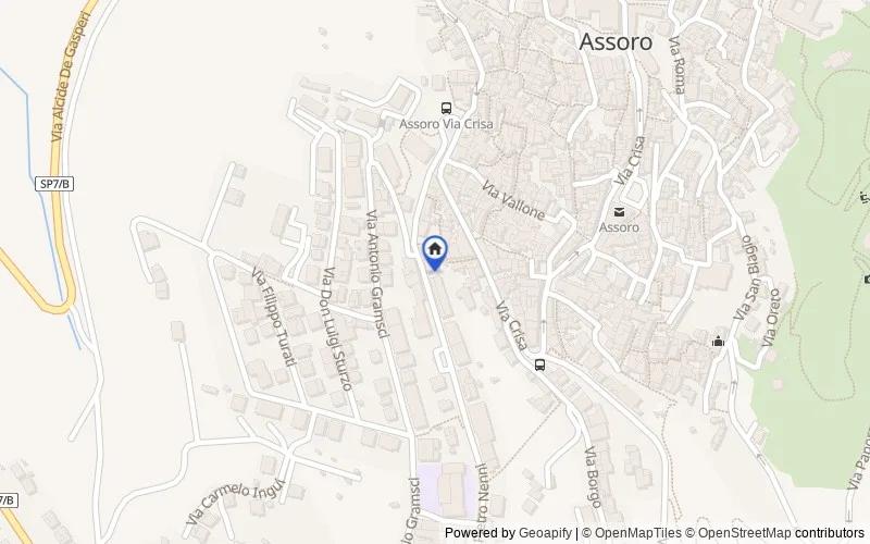 Mappa della zona: Via Pietro Nenni 220, 94010, Assoro, Enna