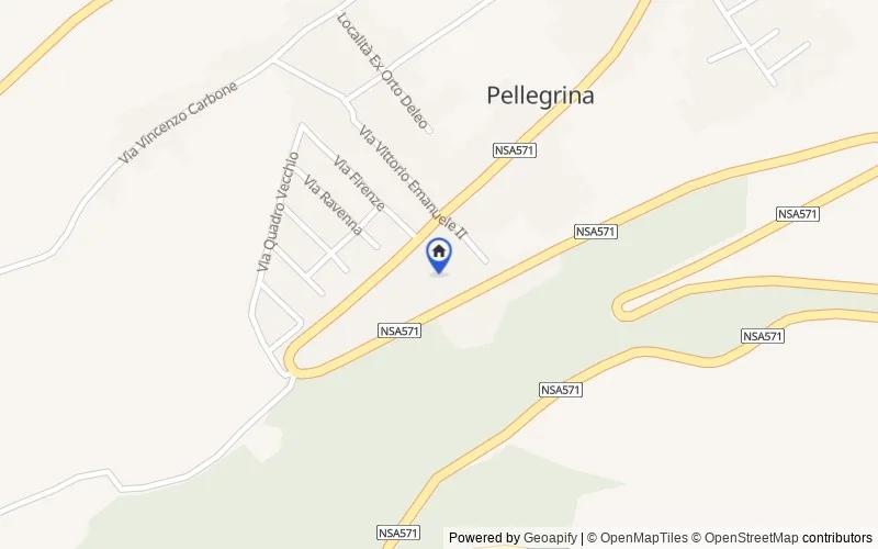 Mappa della zona: La località Pellegrina, Via Sorrento, 9, 89011, Bagnara Calabra, Reggio di Calabria