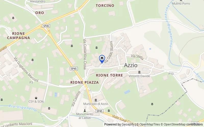 Mapa de la zona: Via Biasini, 3, 21030 Azzio VA, Italia, 21030, Azzio, Varese
