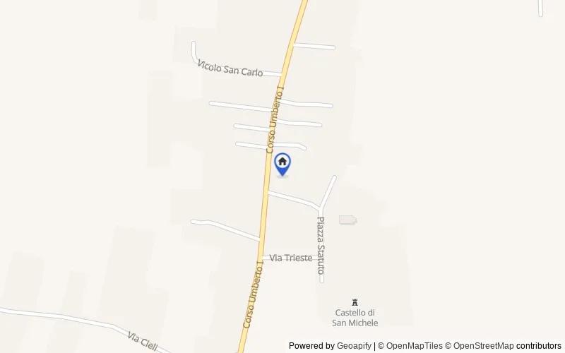 Mappa della zona: Corso Umberto I', 6, 14010 San Michele AT, Italia, Dusino San Michele, Asti