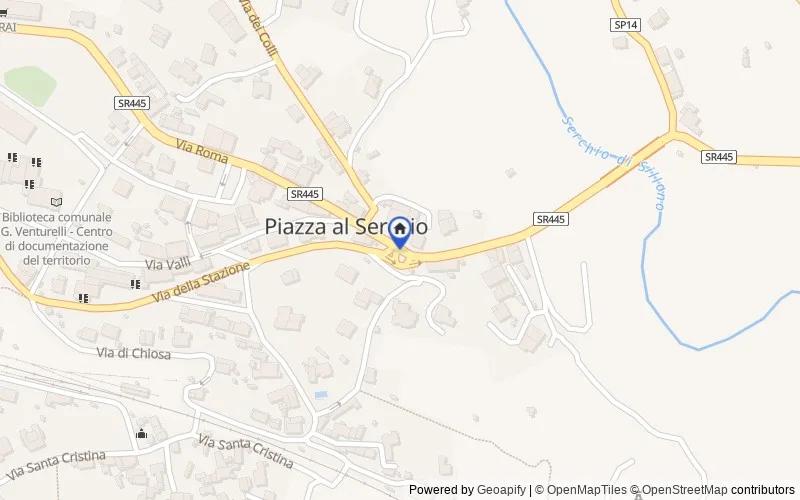 区域地图：55035 Piazza al Serchio LU, Italia, 55035, Piazza al Serchio, Lucca