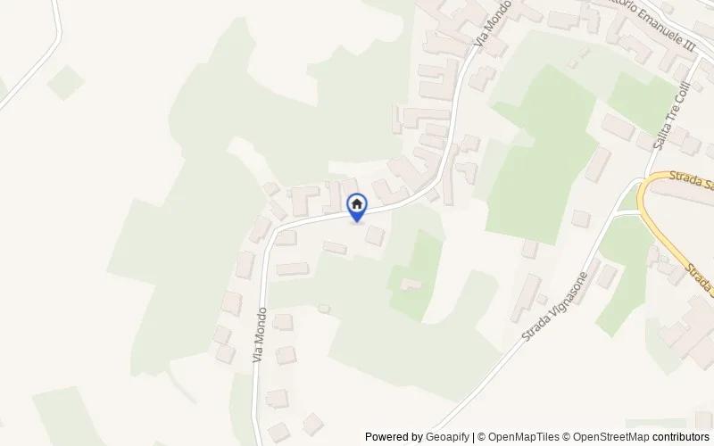 区域地图：Via Mondo, 49, 14025 Montechiaro d'Asti AT, Italia, Montechiaro d'Asti, Asti