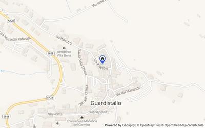 Mappa della zona: Via Traversa, 1, 56040 Guardistallo PI, Italia, Guardistallo, Pisa