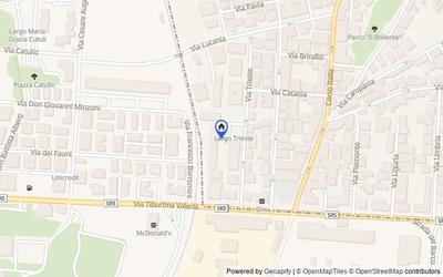 Mappa della zona: Largo Trieste, 00012 Villalba RM, Italia, 00012, Guidonia Montecelio, Roma