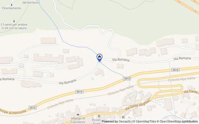 Mappa della zona: Via Romana, 33018 Tarvisio UD, Italia Fraz. Coccau, Tarvisio, Udine
