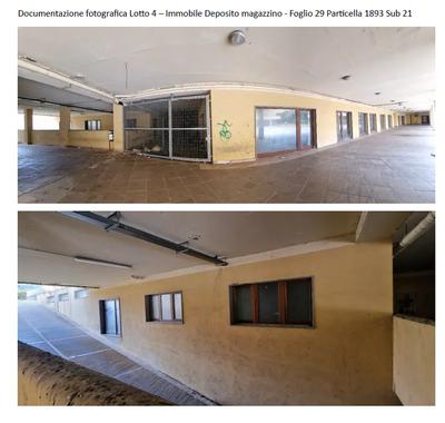 Locale di mq 406,78 posto al piano primo interrato in complesso condominiale, destinato a deposito e magazzini, catastalmente in corso di costruzione.