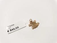 (Lotto n.1842) un ciondolo in oro giallo 18 kt a forma...