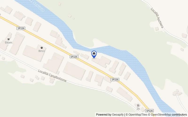 Mappa della zona: Via Marconi, 16, 16010 Ponte di Savignone GE, Italia, 16010, Savignone, Genova