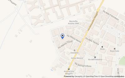 Mappa della zona: Via Vittoria Nenni, 5E, 60127 Ancona AN, Italia, Ancona, Ancona