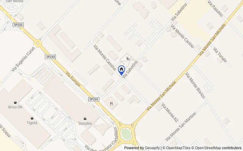 Mappa della zona: Via Montecassino, 21049 Tradate VA, Italia, Tradate, Varese