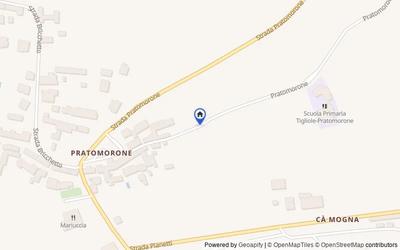 Mappa della zona: Strada Pratomorone, 51, 14016 Pratomorone AT, Italia, Tigliole, Asti