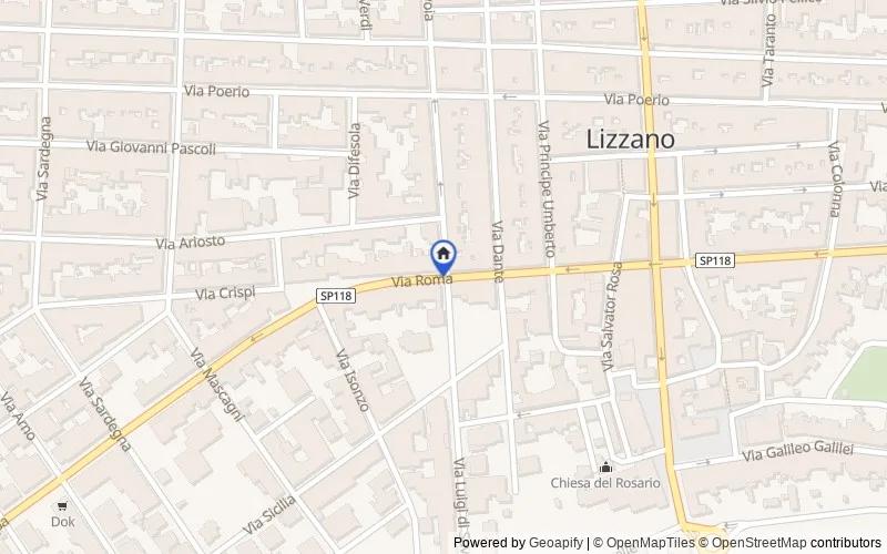Mappa della zona: 74020 Lizzano TA, Italia, Lizzano, Taranto