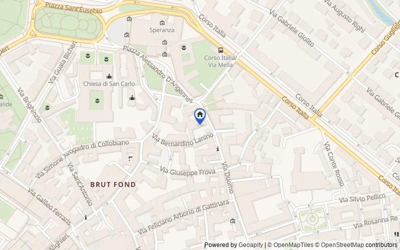 Map of the area: Via del Duomo, 35, 13100 Vercelli VC, Italia, Vercelli, Vercelli