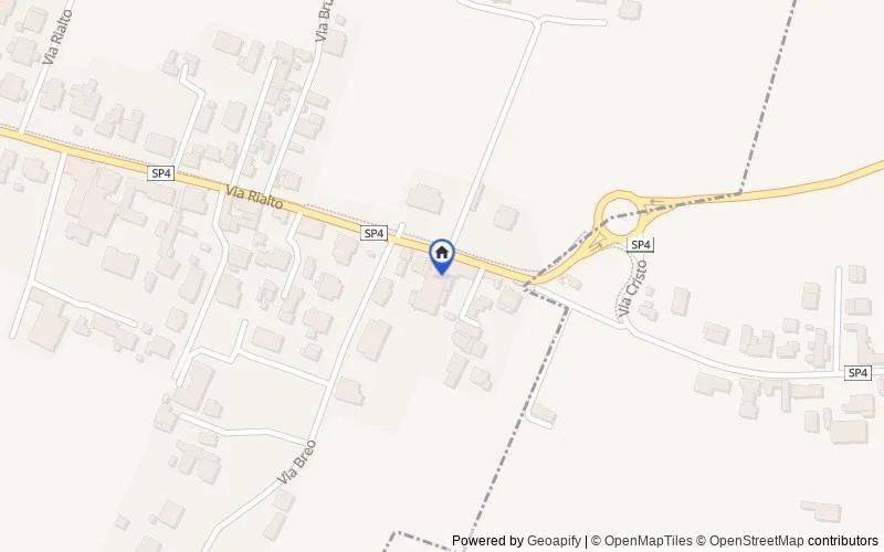 Mappa della zona: Via Rialto, 92, 35020 Campagnola PD, Italia, 35020, Brugine, Padova