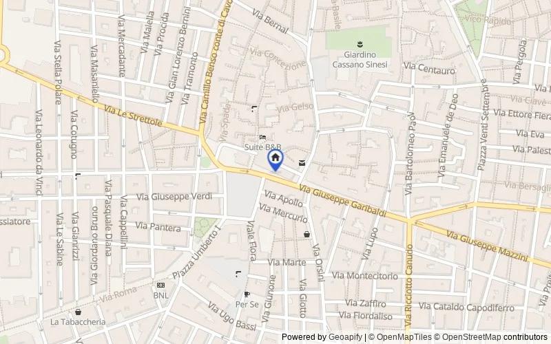Mappa della zona: strada provinciale Putignano, km 32,00, 70023, Gioia del Colle, Bari