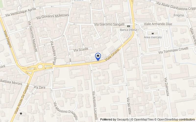Mappa della zona: Viale Oriano, 24047, Treviglio, Bergamo