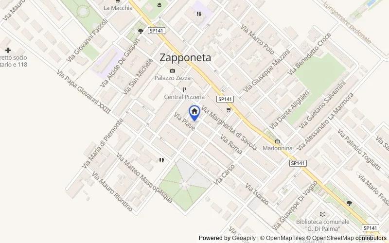 Map of the area: Via Roma, 2, 71030, Zapponeta, Foggia