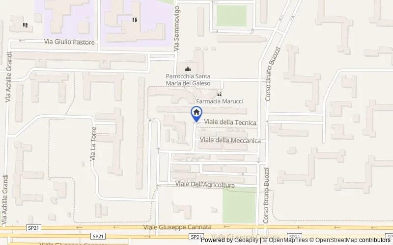 Mappa della zona: Viale della Tecnica, 74123 Paolo VI TA, Italia, Taranto, Taranto