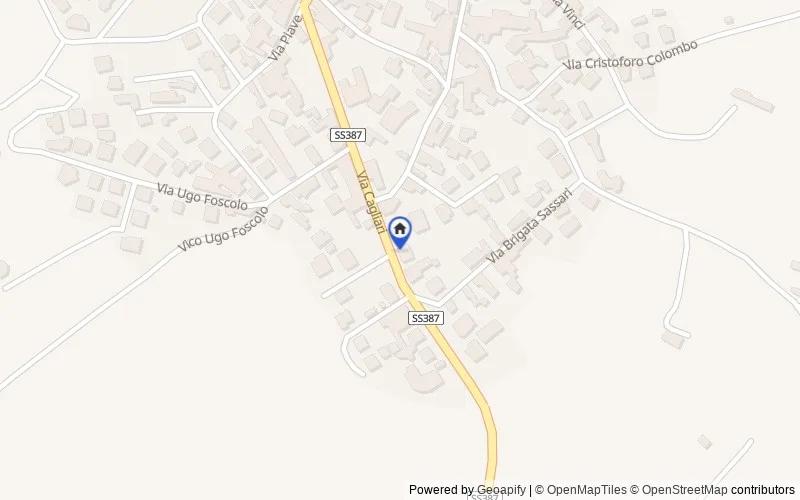 Mapa de la zona: Via Cagliari, 52, 09040 Sant'Andrea Frius SU, Italia, 09040, Sant'Andrea Frius, Sud Sardegna