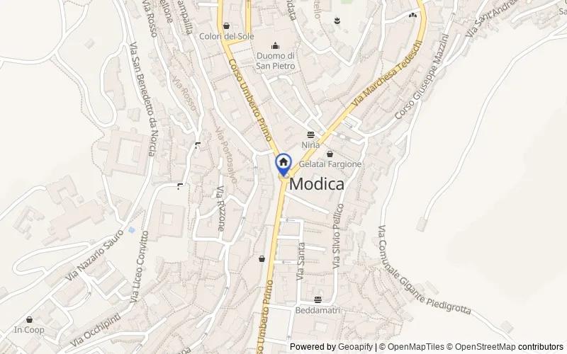 Mappa della zona: Contrada Gisirella s.n.c., Modica, Ragusa