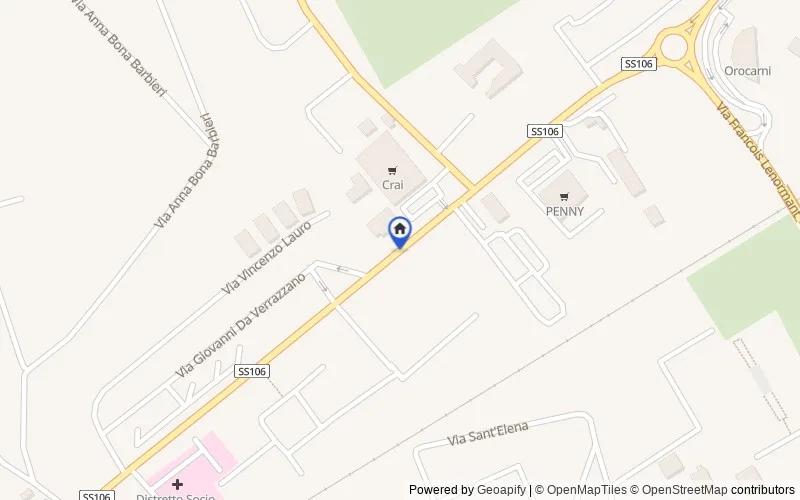 Mappa della zona: Viale Crotone, 88100, Catanzaro, Catanzaro
