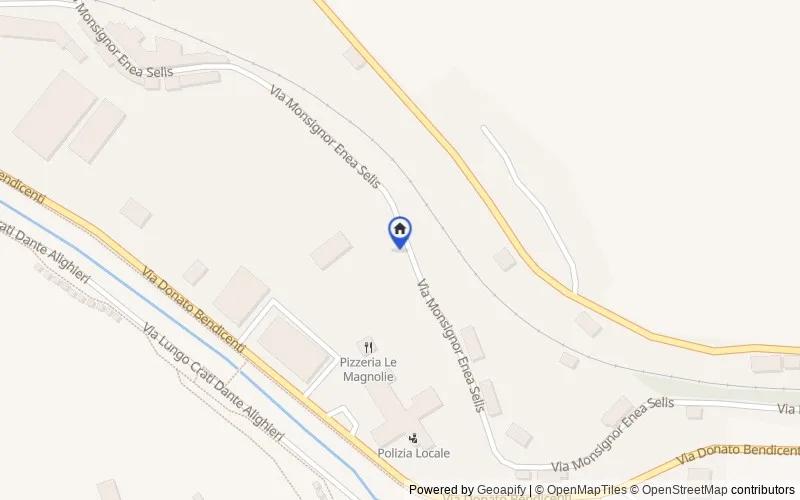Mappa della zona: Contrada Sant'Elia, 87100, Cosenza, Cosenza