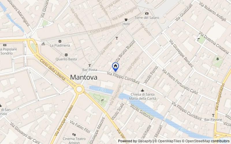 Mappa della zona: Via Filippo Corridoni, 22, 46100 Mantova MN, Italia, 46100, Mantova, Mantova