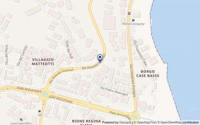 Mappa della zona: Poggio Paradiso, Via Panoramica dello Stretto/Viale Dei Tigli, Messina, Messina