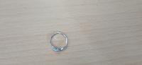 - ANELLO IN ORO BIANCO 750 DEL PESO DI GRAMMI 3,36 CON...