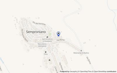 Mappa della zona: Via Del Roccone, 4, 58055 Semproniano GR, Italia, Semproniano, Grosseto