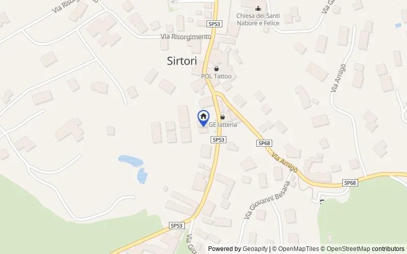 Carte du secteur : Via Teresa Prevosti, 24, 23896 Sirtori LC, Italia, 23896, Sirtori, Lecco