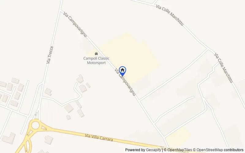 Mappa della zona: VIA CAMPOVARIGNO SNC, 03039, Sora, Frosinone