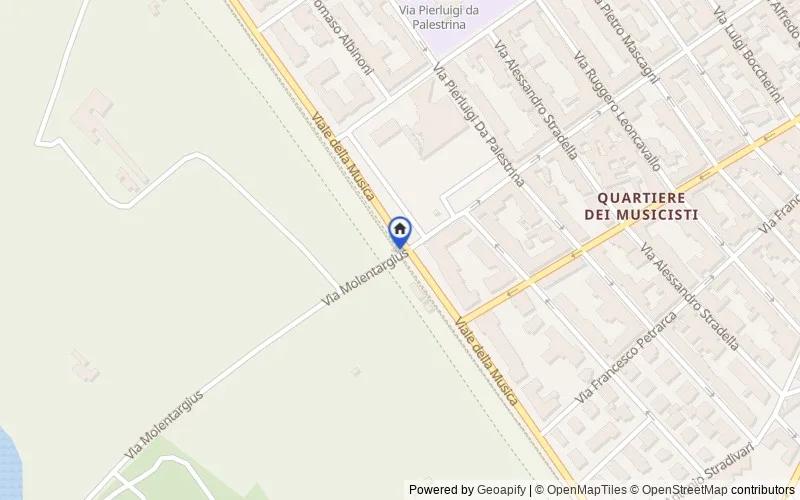 Carte du secteur : Viale della Musica, 09045, Quartu Sant'Elena, Cagliari
