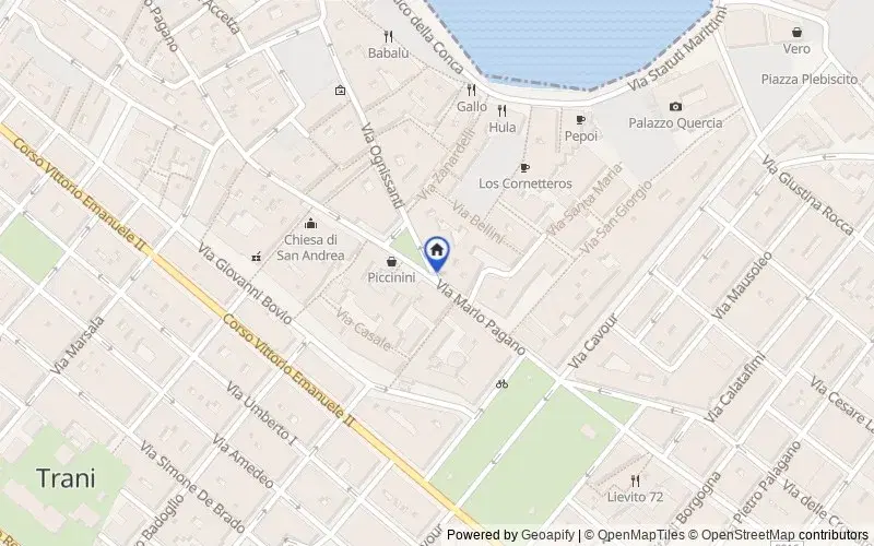 Mappa della zona: TRANI , 76123, Andria, Barletta-Andria-Trani