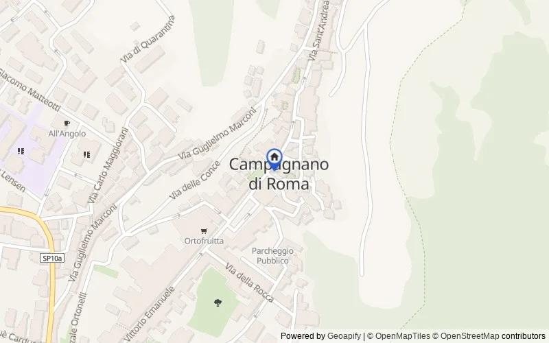 Mappa della zona: Via S. Giovanni, 2, 00063 Campagnano di Roma RM, Italia, Roma