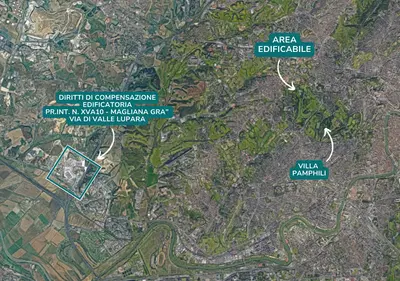 Terreni edificabili a Roma, Via Nocetta/Via di Valle Lupara - DIRITTI DI...