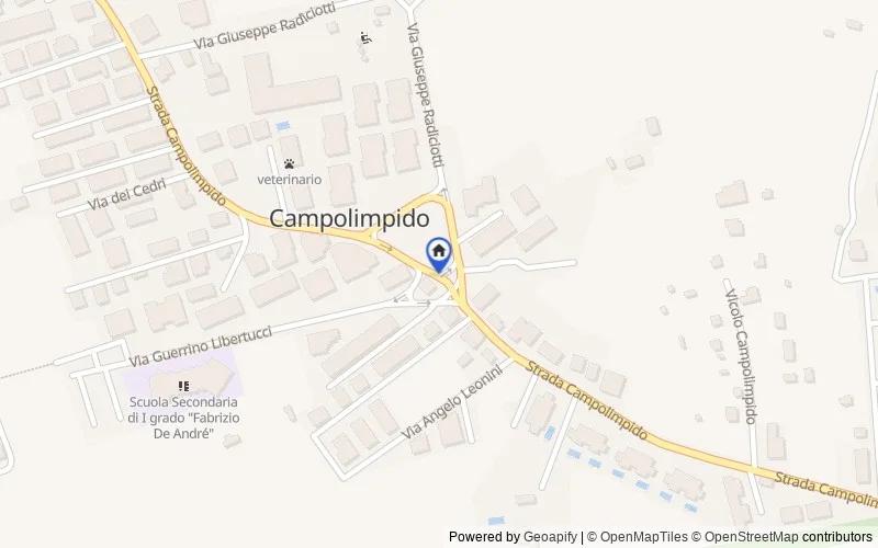 Mappa della zona: Via di Campolimpido,  56 Tivoli RM, Italia, 00019, Tivoli, Roma