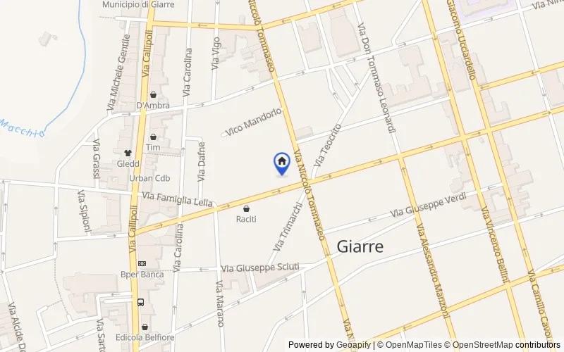 Map of the area: Corso Italia, 60, 95014 Giarre CT, Italia, 95014, Giarre, Catania