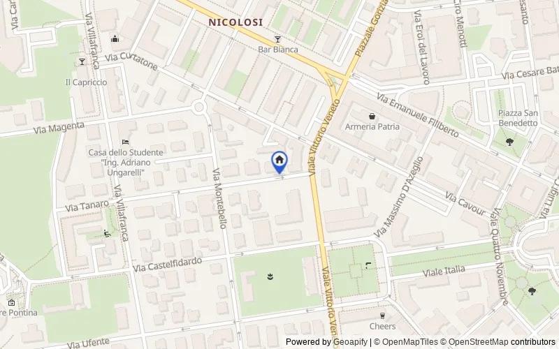 Mappa della zona: Via Pastrengo, 04100 Latina LT, Italia, Latina, Latina