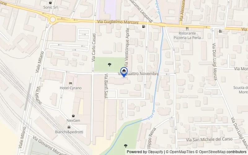 Map of the area: Via IV Novembre, 23, 21047 Saronno VA, Italia, Saronno, Varese