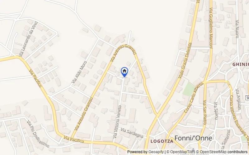 Mappa della zona: Via V. Veneto, 12, 08023 Fonni NU, Italia, 08023, Fonni, Nuoro