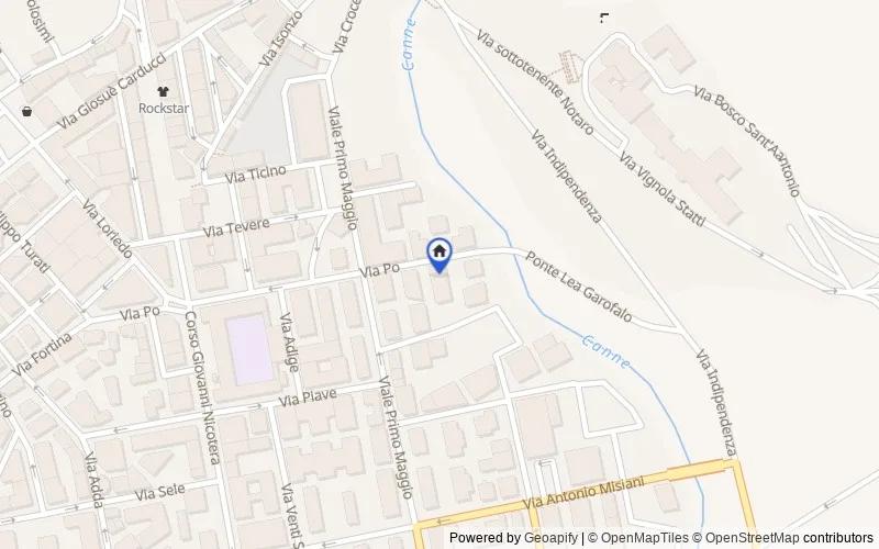 Carte du secteur : via Po, 15, 88046, Lamezia Terme, Catanzaro