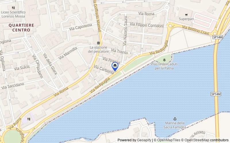 Mappa della zona: Via Redipuglia, 07026 Olbia SS, Italia, 07026, Olbia, Sassari