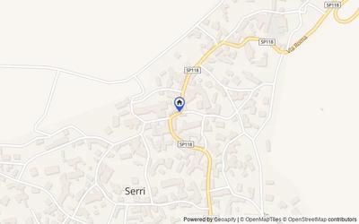 Mappa della zona: Vico III Umberto I, Serri SU, Italia, 08030, Serri, Sud Sardegna