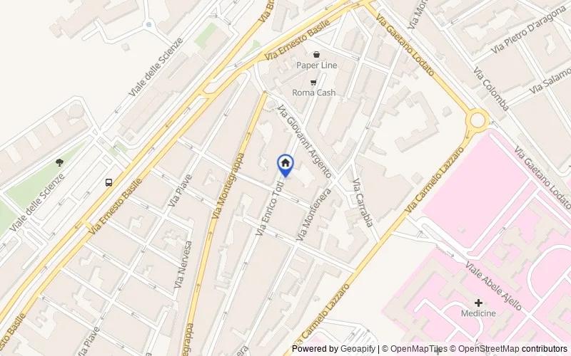 Mappa della zona: Via Enrico Toti, 51, 90128 Palermo PA, Italia, 90128, Palermo, Palermo